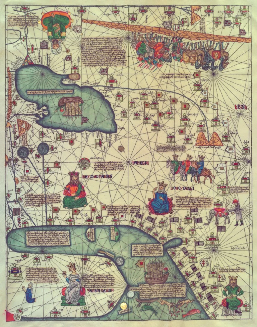 West Asia. Catalan Atlas reproduction. 15 th century/Wikimedia commons