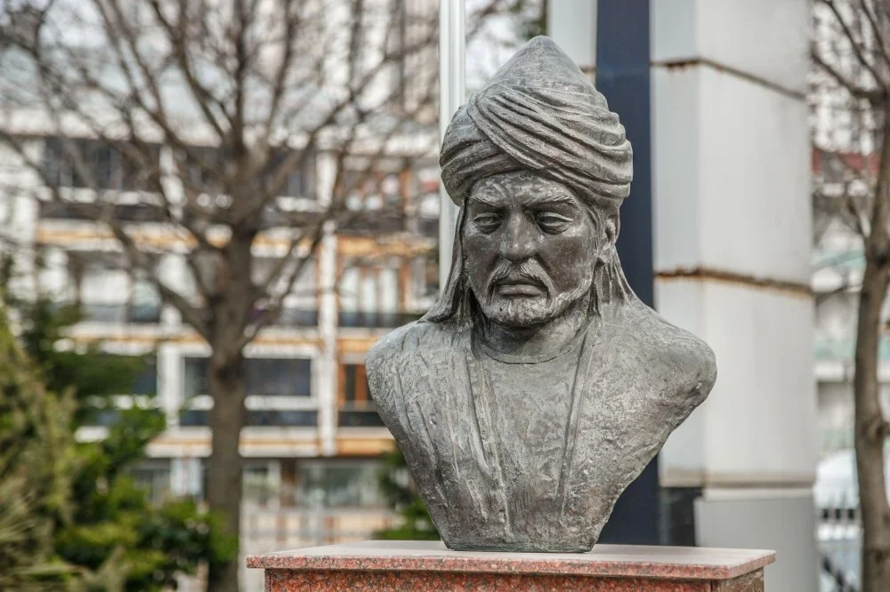 Statue Of Bumin Khagan, Founder Of The Turkic Khaganate/Azat Jandurdyyev/Alamy