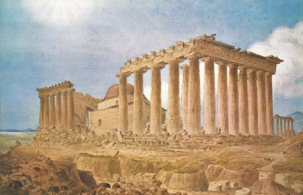 James Skene. The Parthenon from the southeast. 1838/Wikimedia Commons