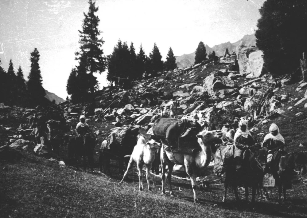Pavel Leibin. Migration to the mountains. 1913/ Folbaum's Album