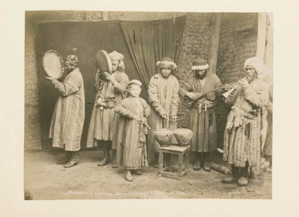 Sart musicians. Tashkent, between 1885 and 1890 / Library of Congress