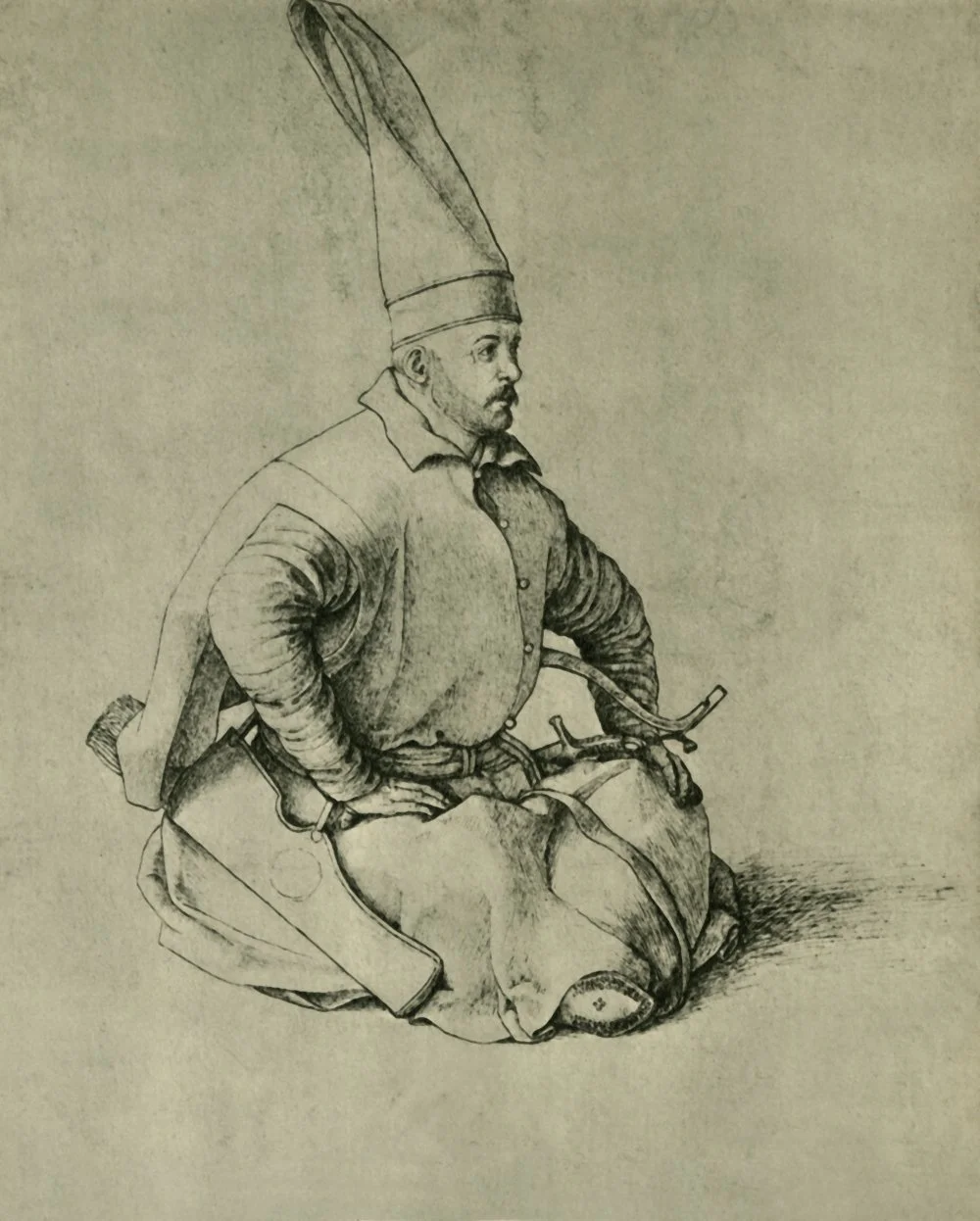 Gentile Bellini. Turkish Janissary, 1479-1481/Alamy