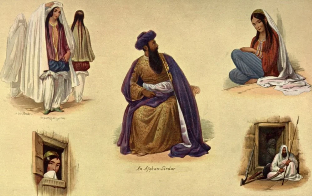 Джеймс Аткинсон. Портреты Кабула. 1840-е гг. / The Print Collector/Getty Images