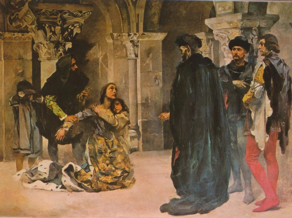 Колумбану Пиньейру. Убийство Инес де Кастро. 1901/Wikimedia commons