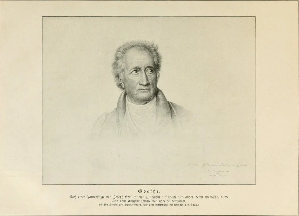 Franz Neubert. Johann Wolfgang von Goethe/Wikimedia Commons