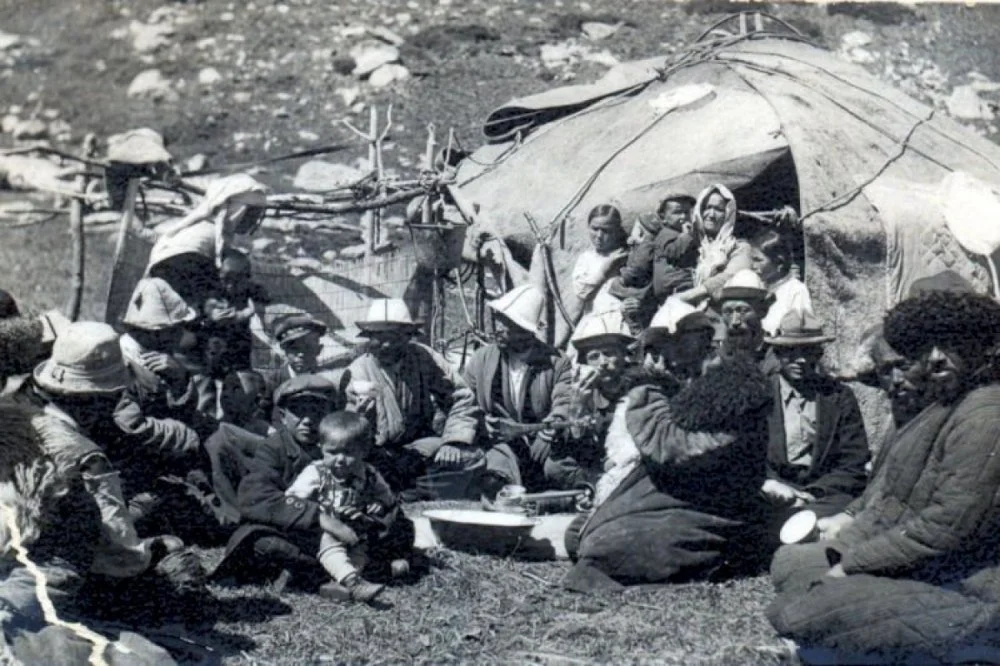 A shot from the documentary "Asharshylyk 1933" about the famine in Kazakhstan/from open access