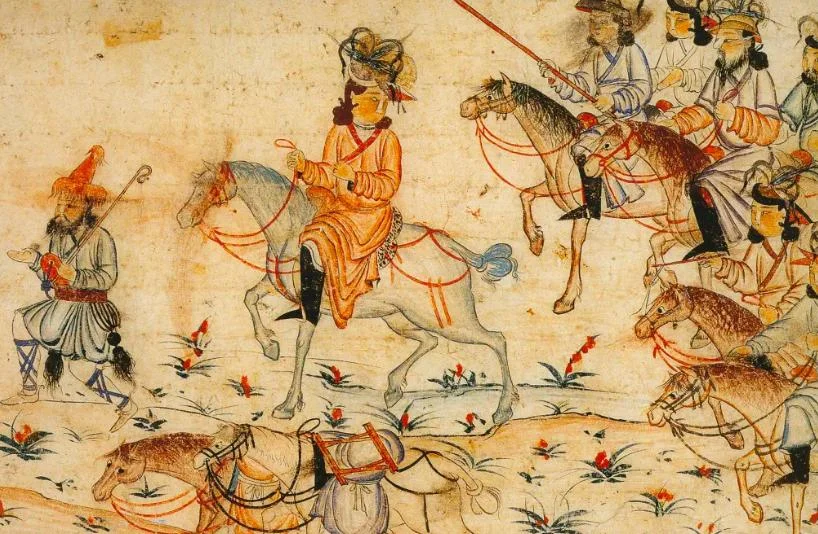 Эль-Кутлуг-хатун во время паломничества в Мекку. Средневековая миниатюра / Wikimedia Commons