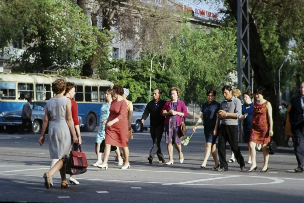 Улицы Алматы в 1969 году/Getty Images