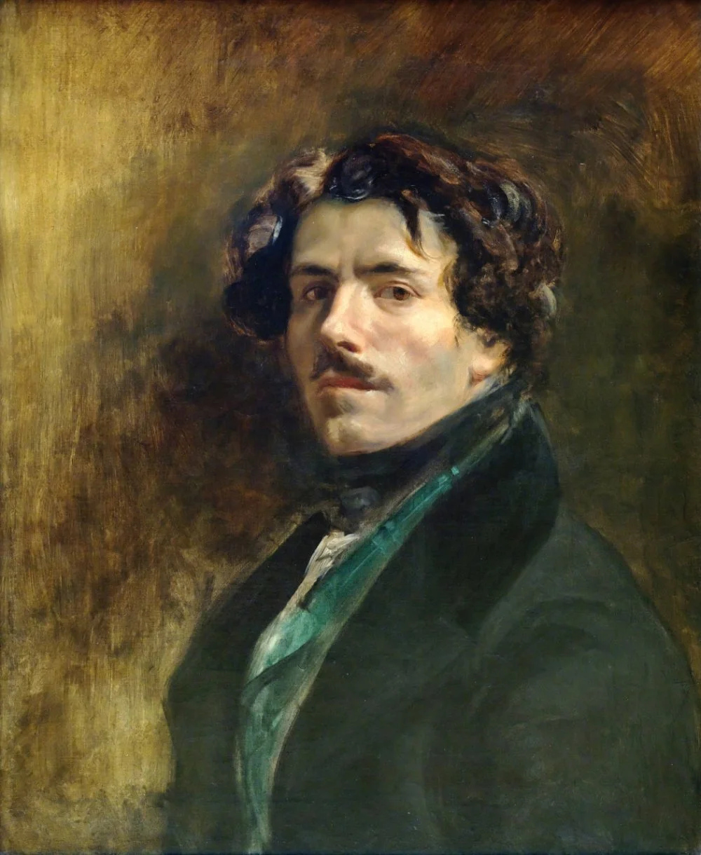 Autoportrait by Eugène_Delacroix (1837 )/Musée du Louvre/Wikimedia commons