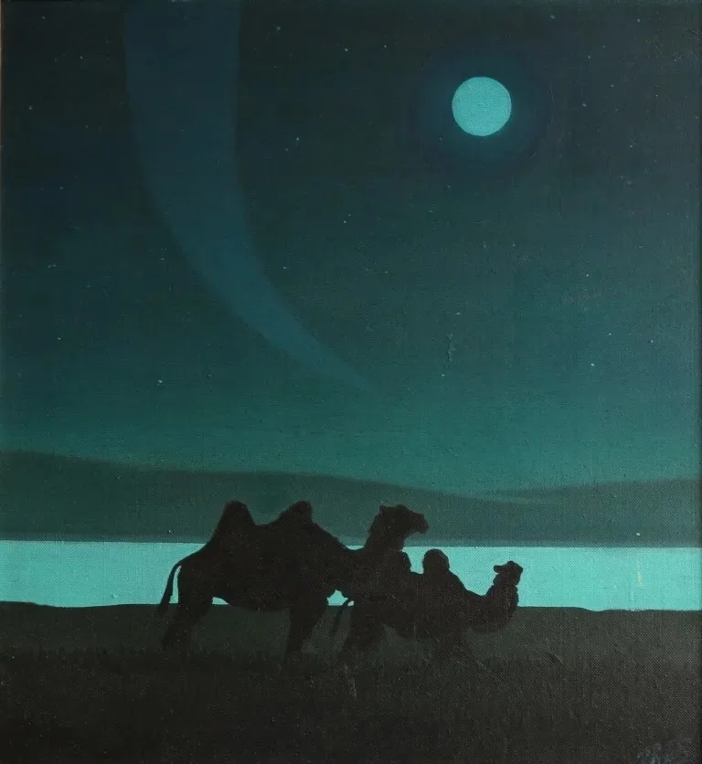 Шыңғыс Кенжебаев. Тыныштық. 1989 жыл / Bonart.kz
