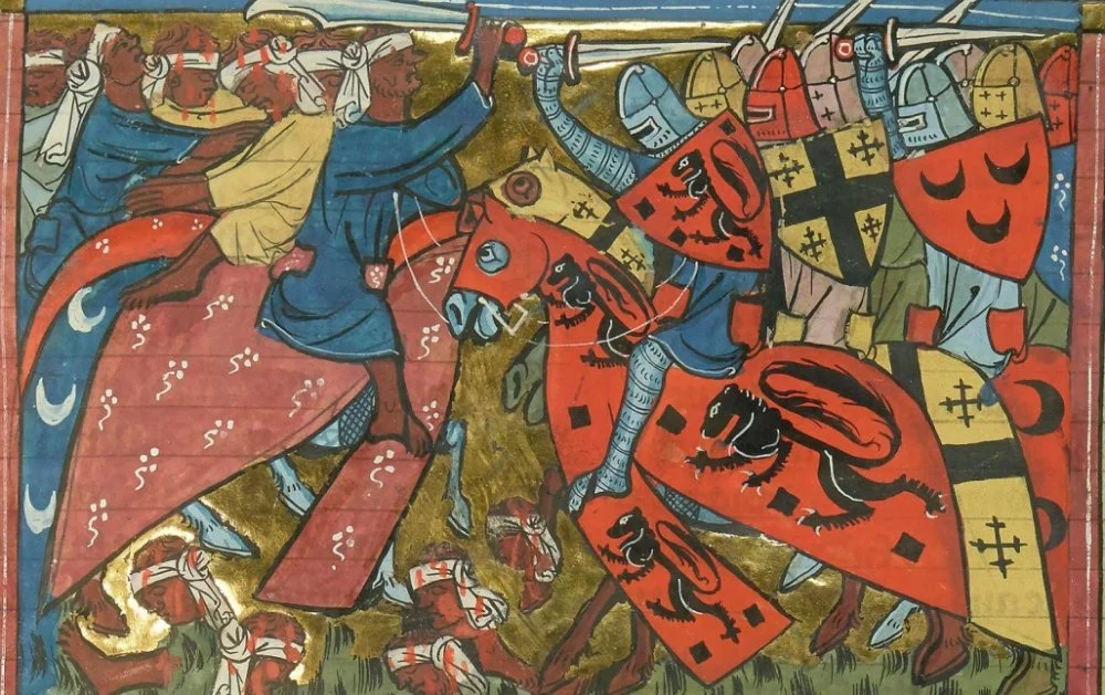 Осада Антиохии. Миниатюра из рукописи 14 века / Alamy