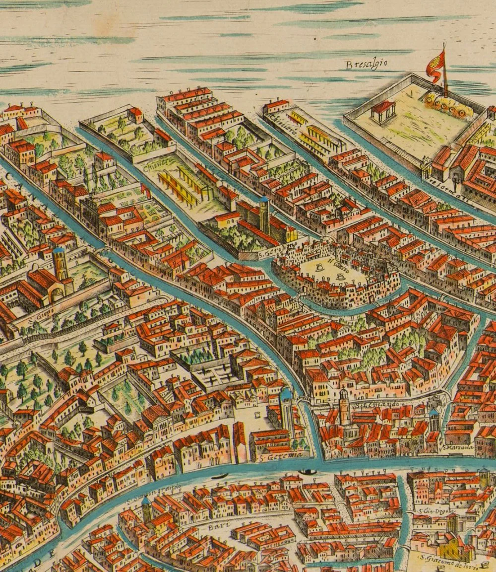 Джованни Мерло. Карта венецианского гетто. 1676 года/Wikimedia Commons