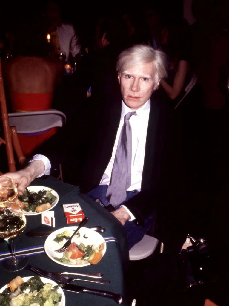 American visual artist, film director, and producer Andy Warhol (1928 - 1987) poses for a portrait during an event in New York, New York, circa 1980/Oscar Abolafia/TPLP/Getty Images