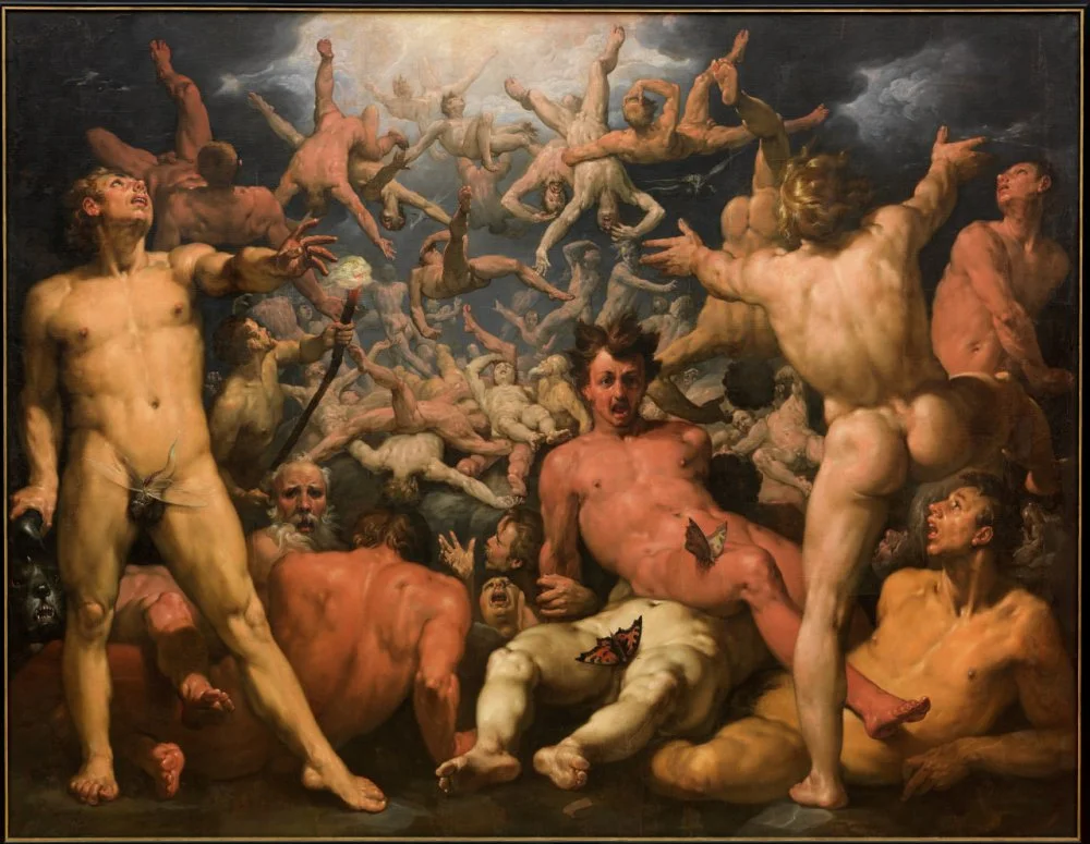 Cornelis van Haarlem. The Fall of the Titans. Statens Museum for Kunst/Wikimedia Commons