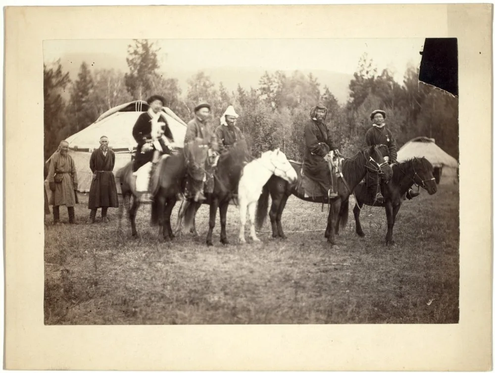 Казахские всадники. 1885 год / Из коллекции Джорджа Кеннана (George Kennan Papers), Библиотека Конгресса США