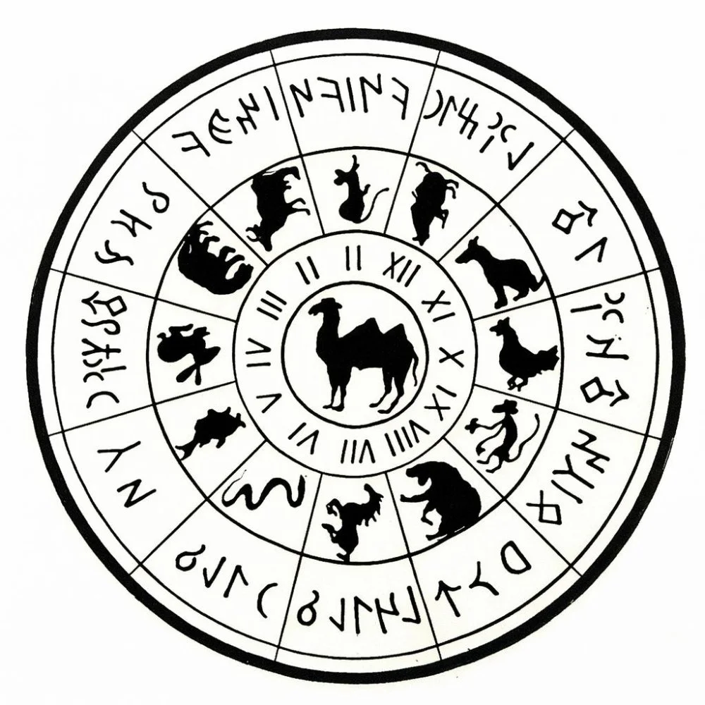 Тенгрианский (древнетюркский) календарь. Современная реконструкция / Wikimedia Commons