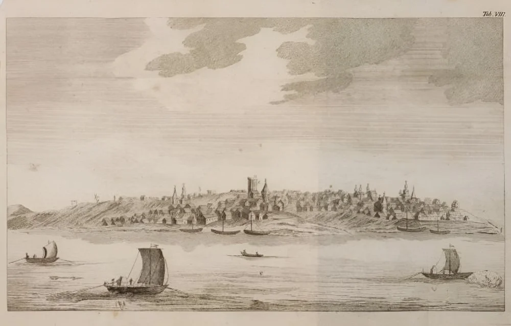 John Castle. Views of Samara. «Diary of a Journey in 1736 from Orenburg to Abulkhair, Khan of the Kirghiz-Kaisak Horde» 