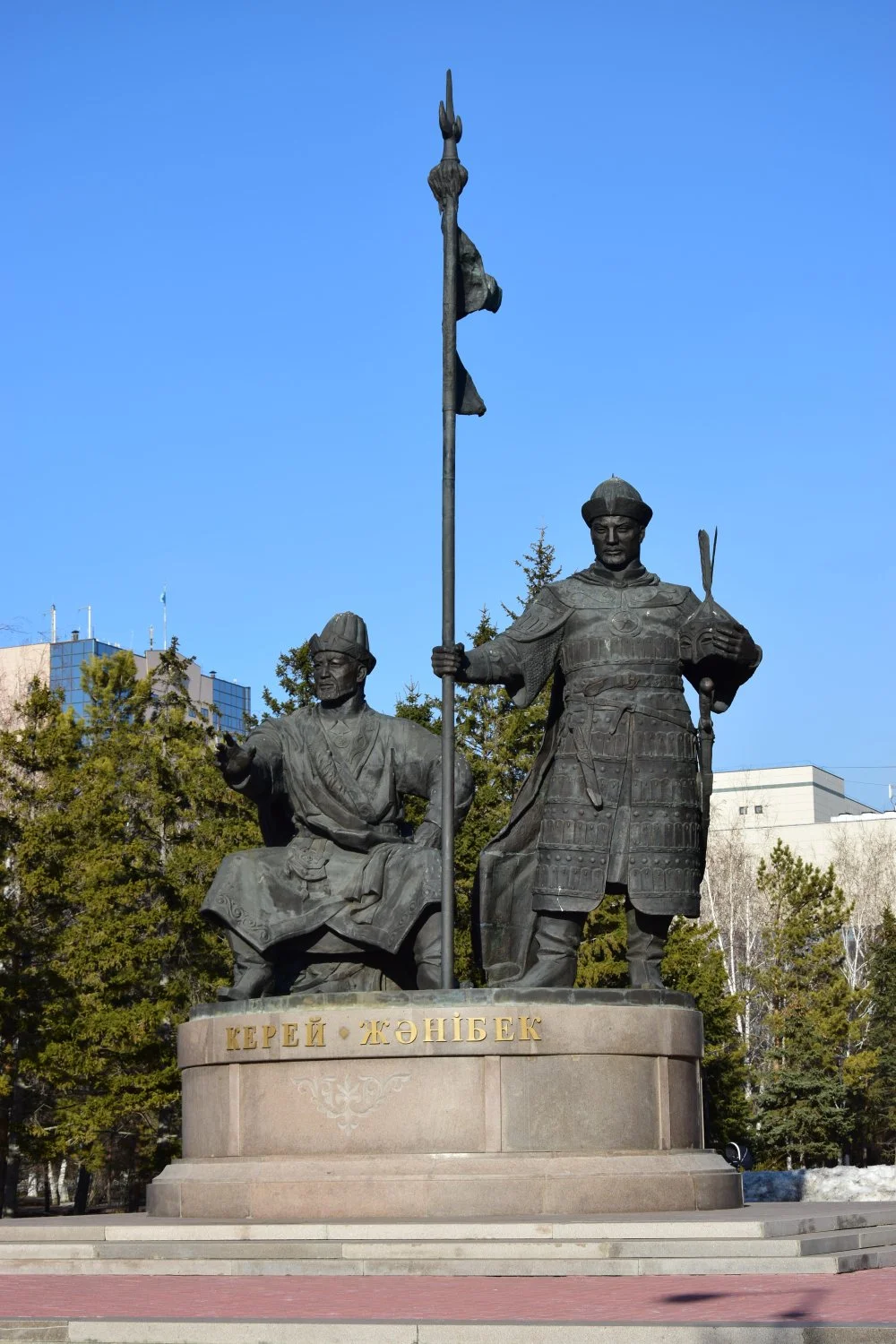  Керей мен Жәнібек хандардың ескерткіші. Астана / Alamy