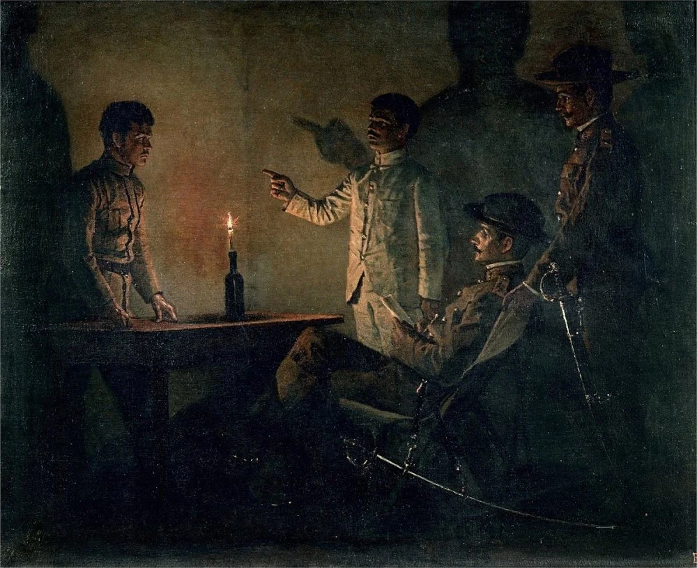 Vasily Vereshchagin. Interrogation of the Deserter. 1901/Wikimedia Commons