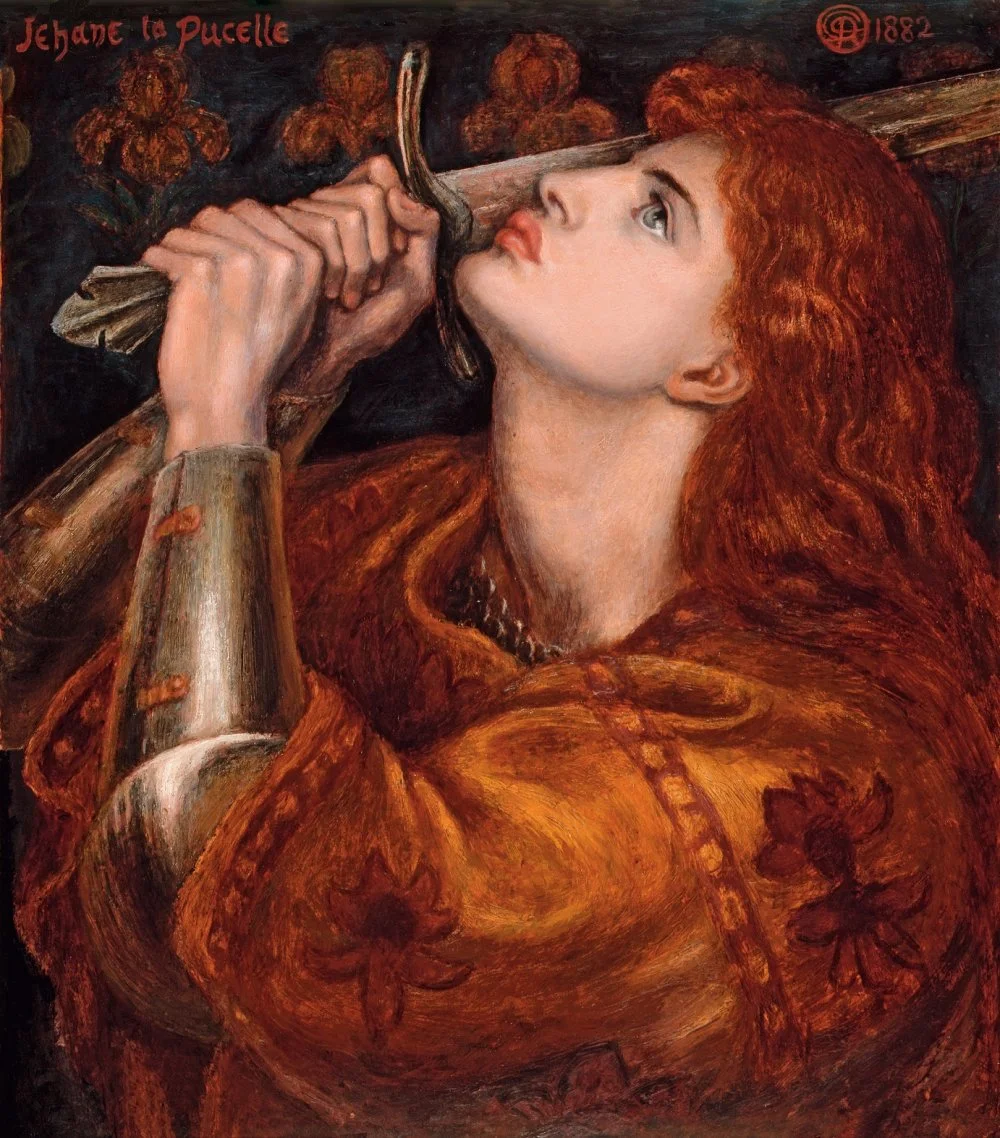 Gabriel Rossetti. Joan of Arc. 1882 /Wikimedia Commons