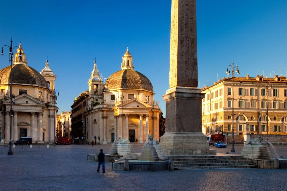 Piazza del Popolo алаңы. Рим, Италия / Alamy