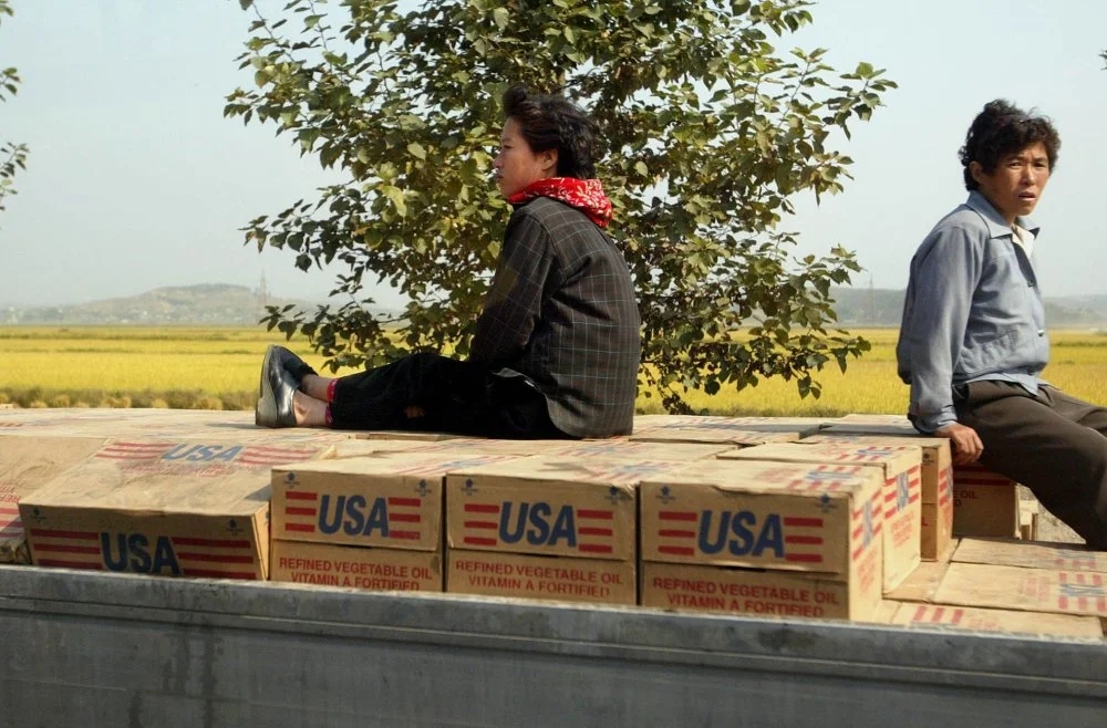 АҚШ-тың Солтүстік Кореяға берген азық-түлік көмегі. 2002/Legion-Media