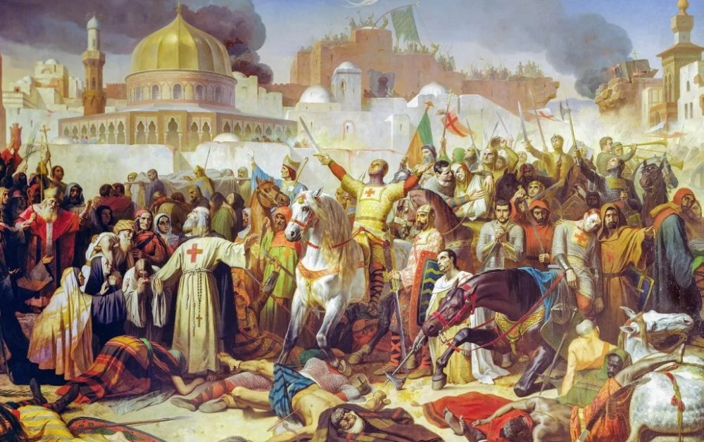 Эмиль Синоль. Взятие Иерусалима крестоносцами 15 июля 1099 года. 1847 год / Alamy
