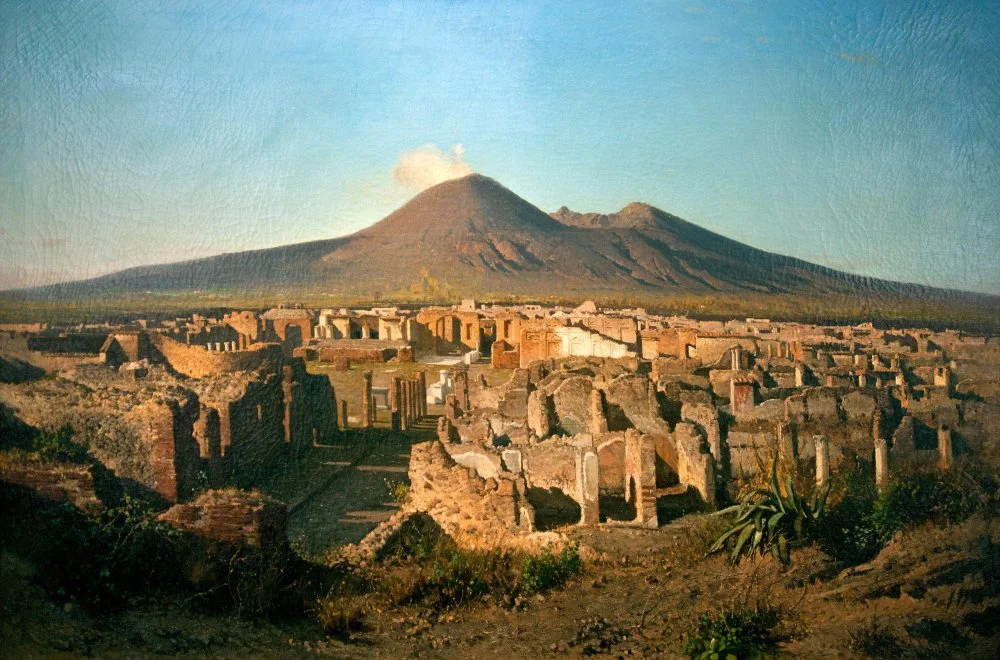 Помпеи көрінісі. 1864 жыл/Alamy