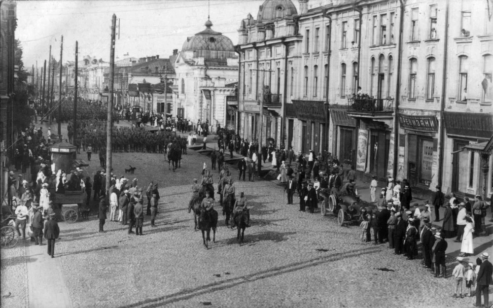 Иркутсктегі Чехословакия корпусының әскері. 1918 жыл / Wikimedia Commons