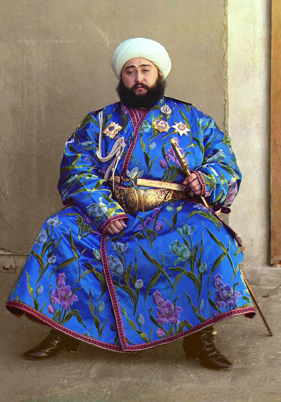 Сергей Прокудин-Горский. Маңғыт әулетінен шыққан Бұхараның соңғы әмірі Әлім хан. 1911 жыл / АҚШ Конгресі кітапханасы / Wikimedia Commons
