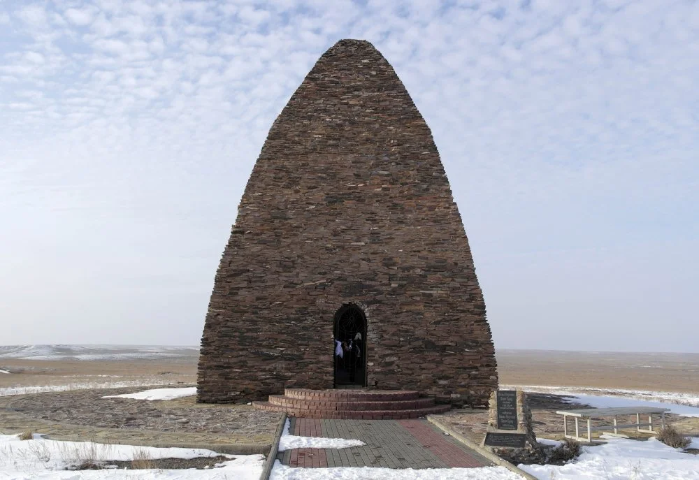 Mausoleum of Kozy-Korpesh Bayan Sulu/Wikimedia Commons