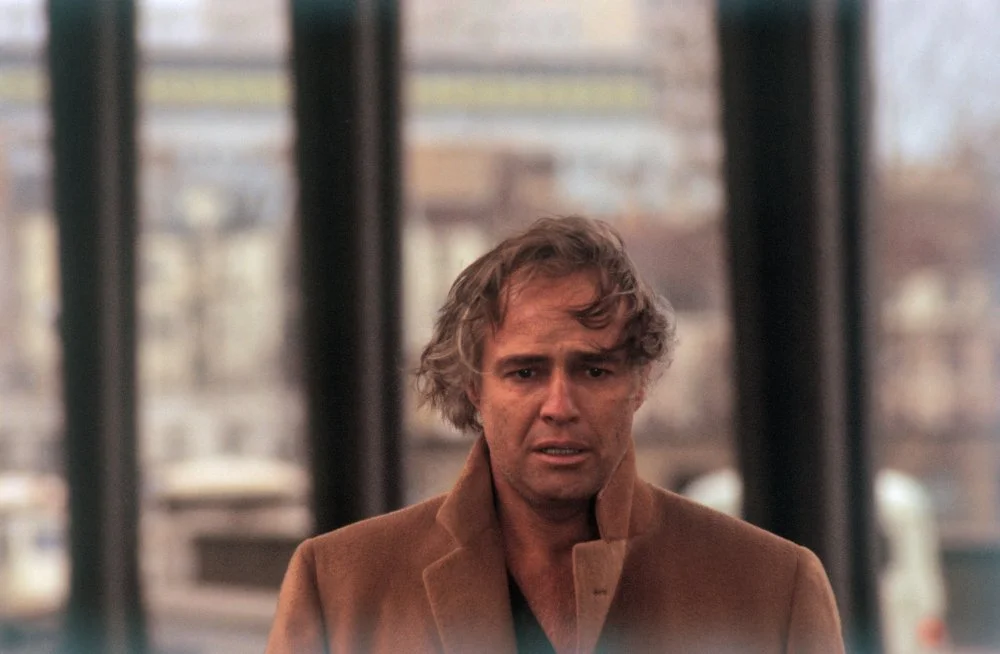 Closeup of Marlon Brando in Last Tango in Paris. Undated movie still/Getty Images