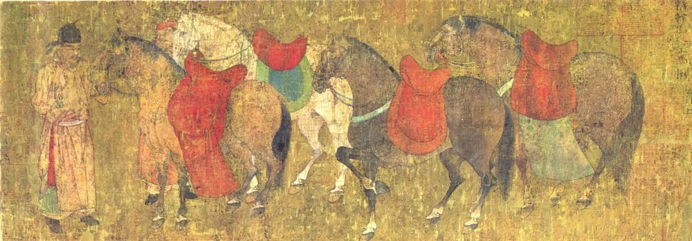 Хан Кан (Хан Ган). Жылқылар мен жылқышылар. Шамамен 750 ж. (Таң династиясы) / Wikimedia Commons