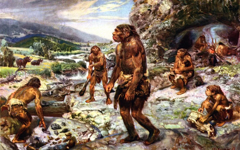 Зденек Буриан. Неандерталдар/Wikimedia commons