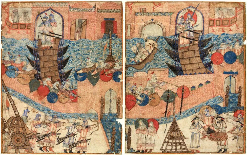 Fall of Baghdad. 14th-century miniature / Wikimedia Commons