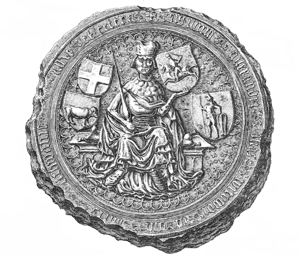  Ұлы князь Витовттың үлкен мөрі.  1407/Wikimedia Commons