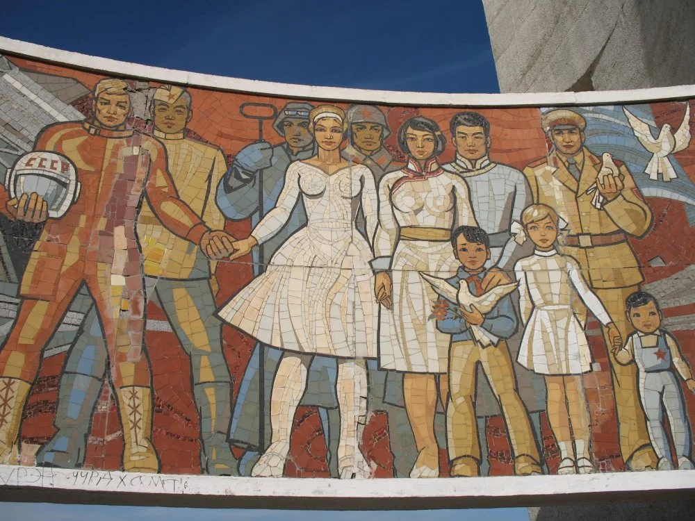 Soviet monument in Ulan Bator, Mongolia/Wikimedia Commons