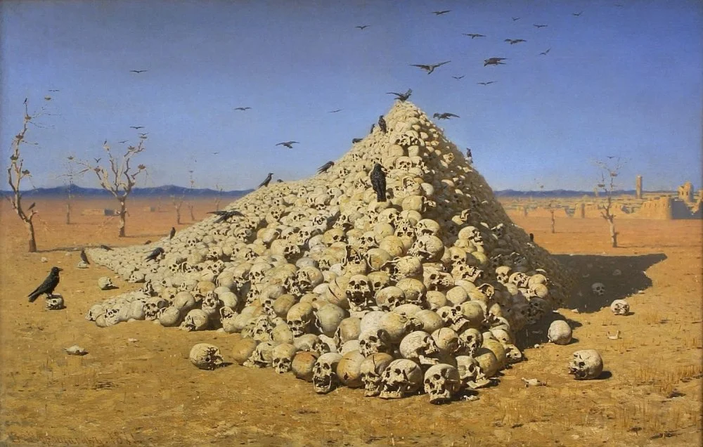 The Apotheosis of War by V.V. Vereshchagin. 1871/Tretyakov Gallery, Moscow/Wikimedia commons