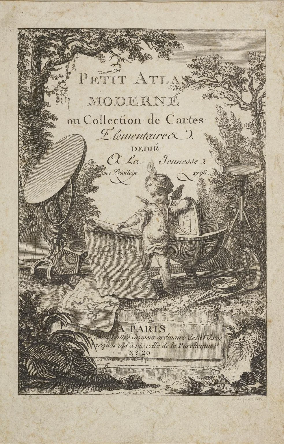 Обложка атласа «Petit atlas moderne»/Getty images