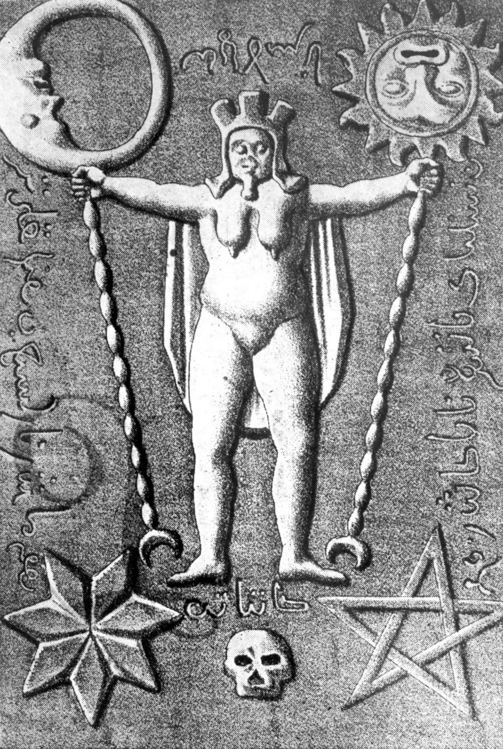 Freemasonry, The Baphomet (the Devil), idol supposedly worshipped by the Templars/Getty Images