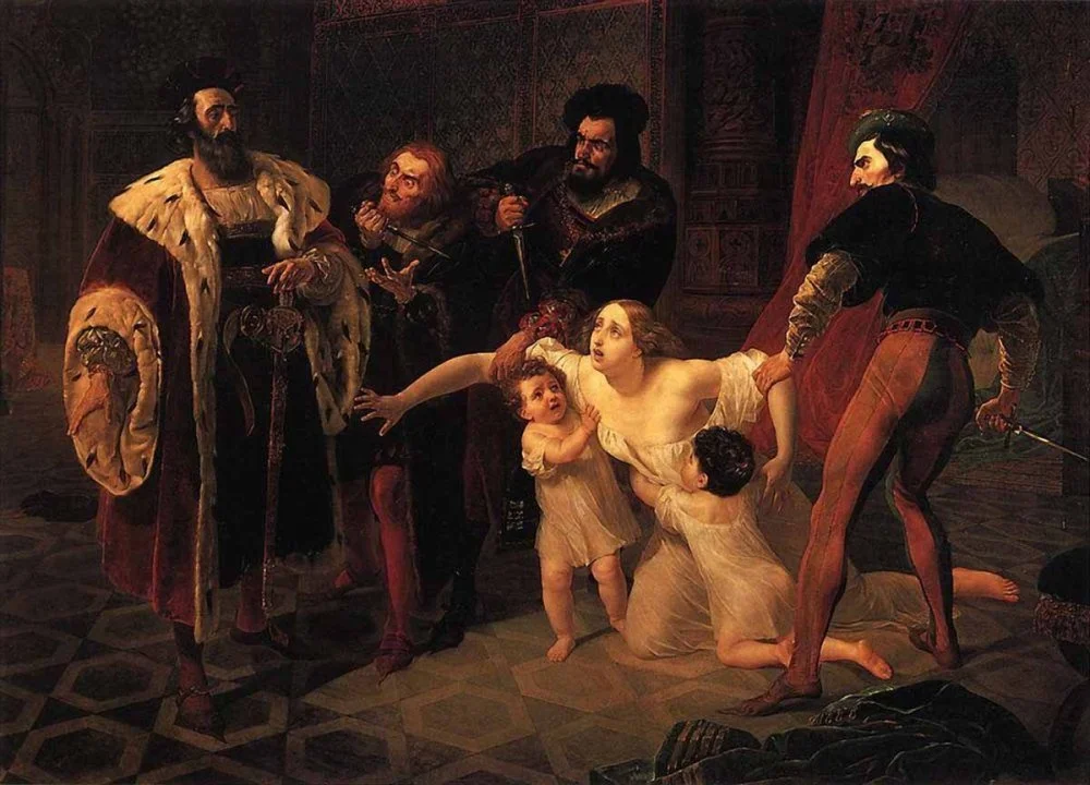 Карл Брюллов. Смерть Инессы де Кастро. 1834/Wikimedia commons