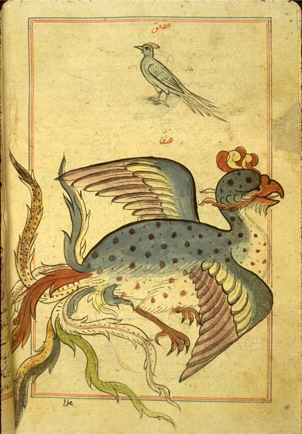 A simurgh (‘anqa') from al-Qazwini's «Wonders of creation». 18th century/Wikimedia Commons