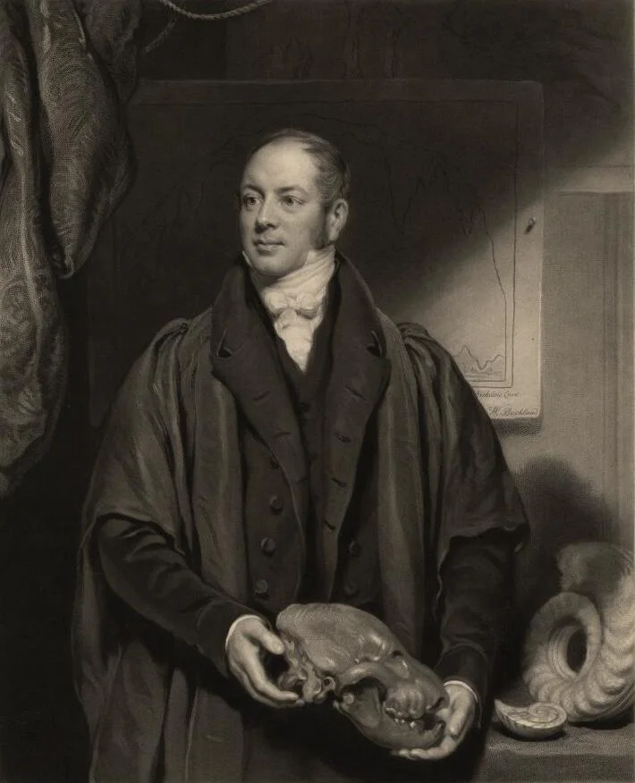 Samuel Cousins “The Reverend William Buckland, D.D. F.R.S”, English clergyman, geologist and palaeontologist (1784-1856//Welsh Portrait Collection at the National Library of Wales/Wikimedia Commons