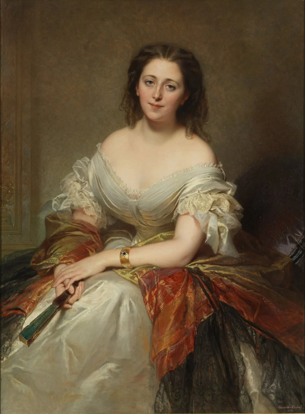 Édouard Louis Dubufe. Portrait of Maria Valevskaya. 1859/Alamy