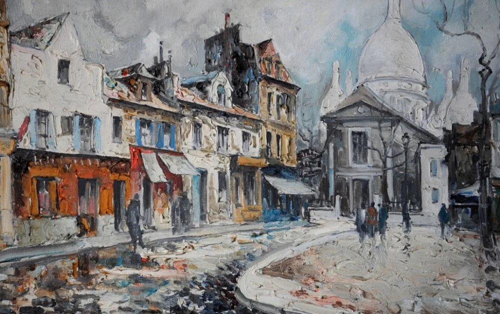 Frederick Beaumont. Tertre Square. Montmartre, Paris/Alamy