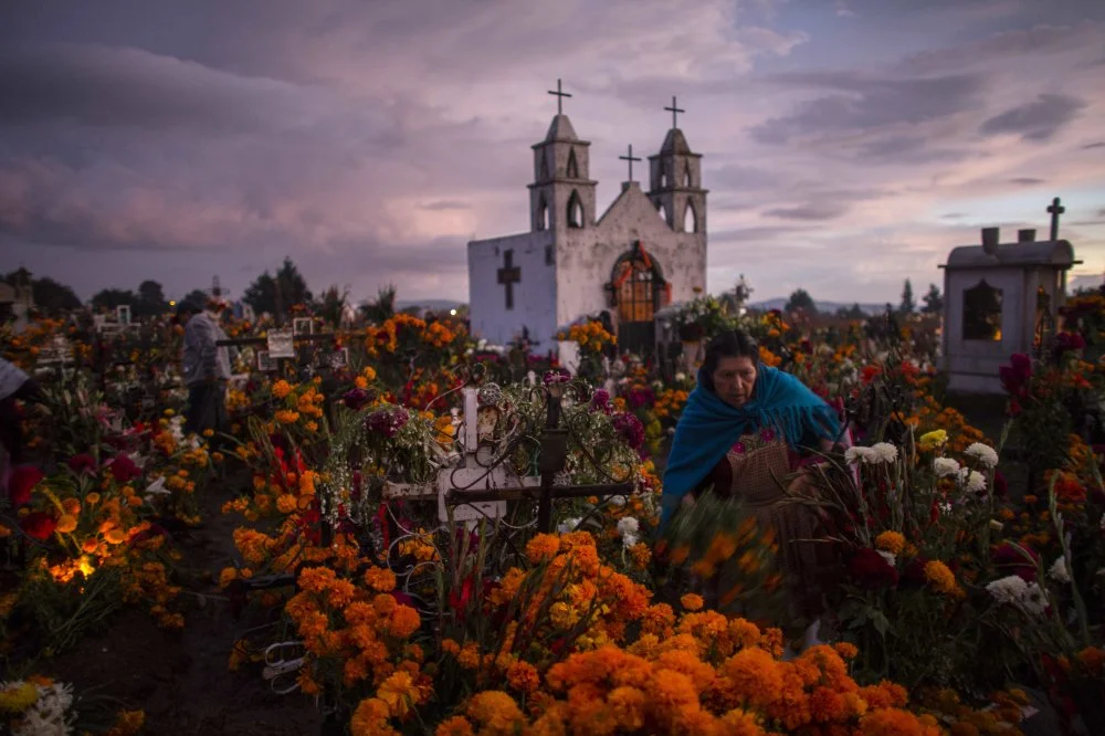 Празднование Дня мертвых в Сан-Мигель-Каноа, Мексика/LatinContent via Getty Images