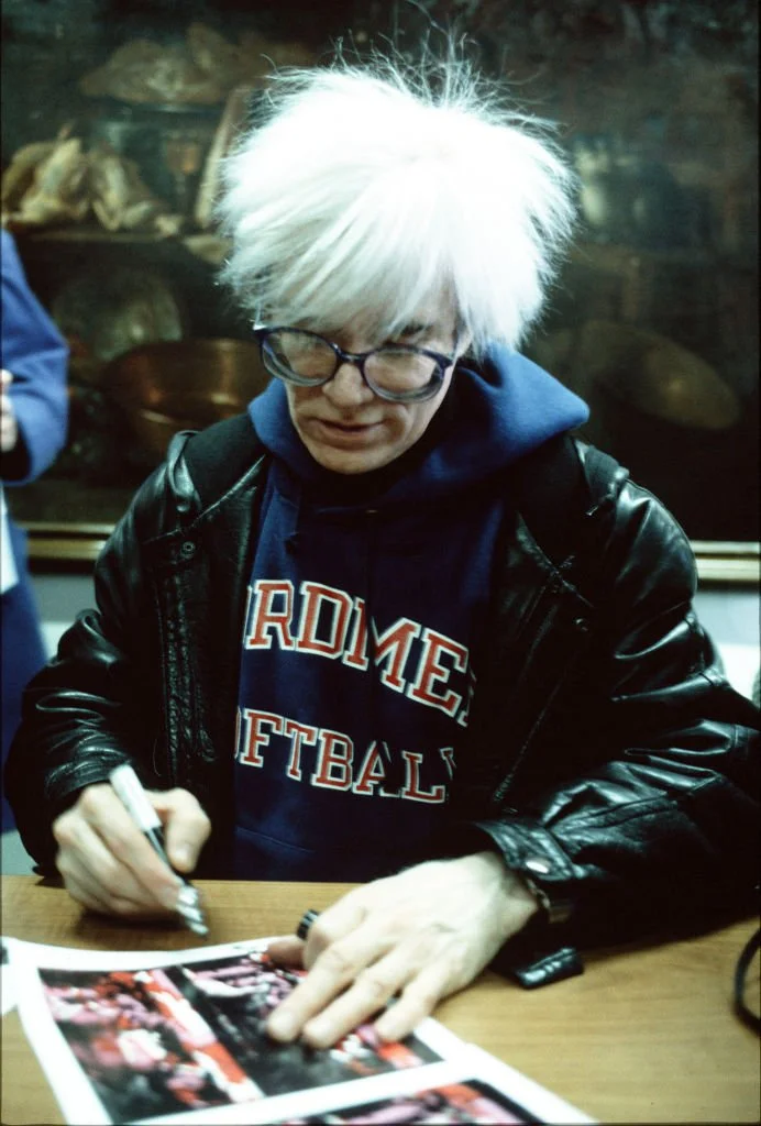 Andy Warhol, Milan, January 1987/Photo by Leonardo Cendamo/Getty Images