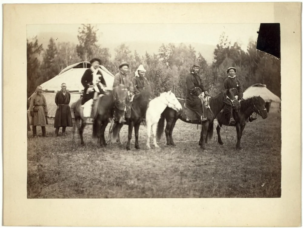 Kazakh horsemen. North Kazakhstan, 1885–1886 / Library of Congress
