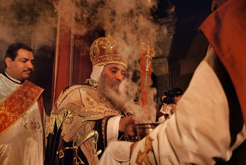 Коптская рождественская церемония. Собор святого Марка, Каир, Египет.  Reza/Getty Images