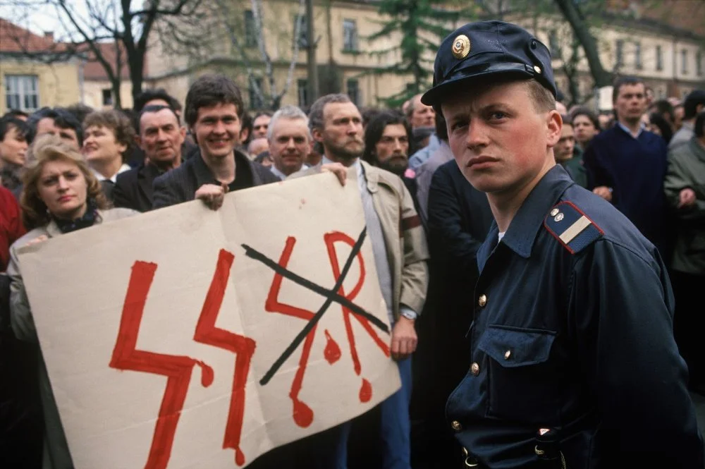 Антисоветская демонстрация в Вильнюсе, Литва. 21 апреля 1990 года / Getty Images